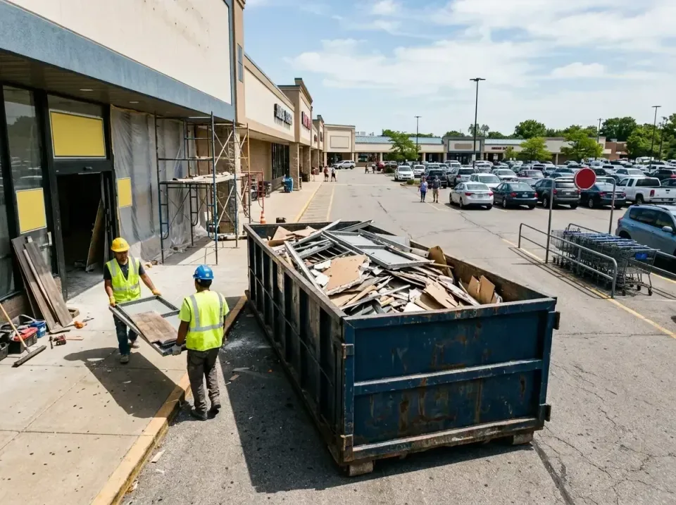 retail-store-renovation-debris-003 — frequently asked questions, Roll-off Dumpster Rentals in Blacklick Estates, OH